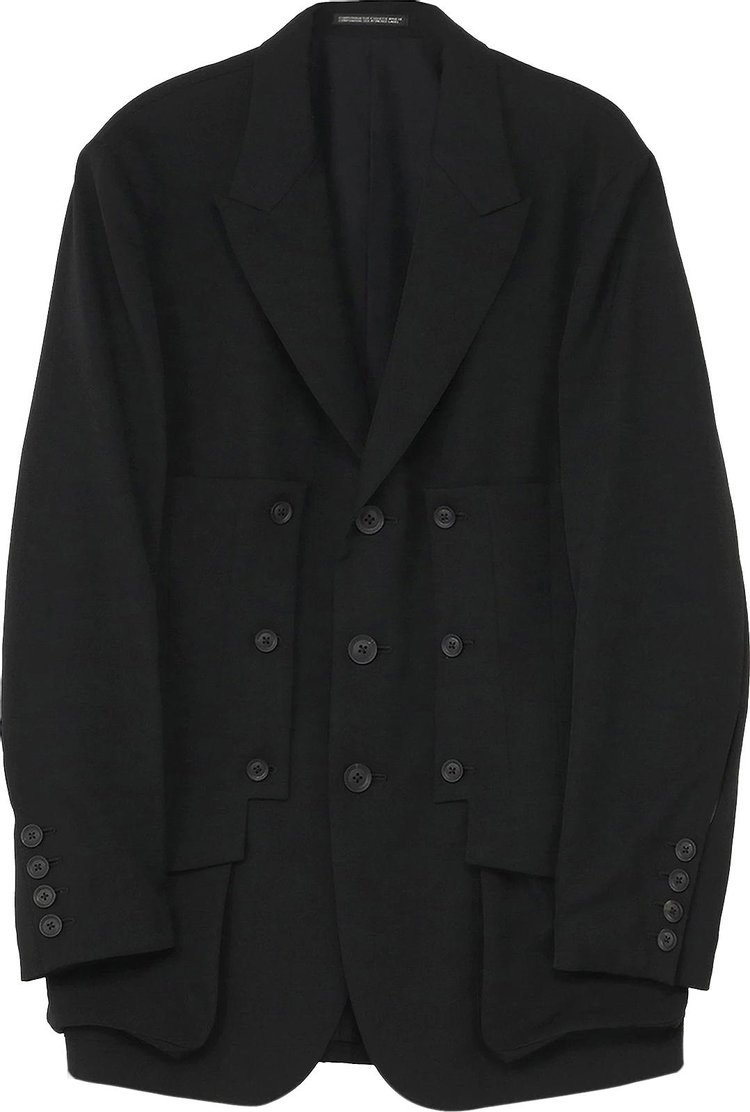 Yohji Yamamoto Pour Homme Multi Button Jacket 'Black'