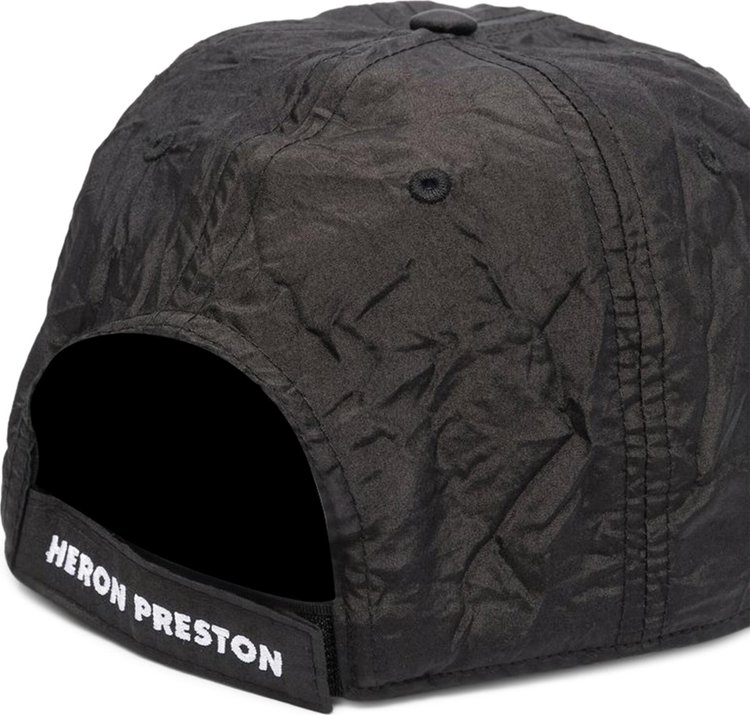 Heron Preston HP Trading Crinkle Hat BlackGreen