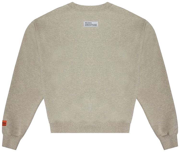 Heron Preston Censored Heron Crewneck Grey Melange