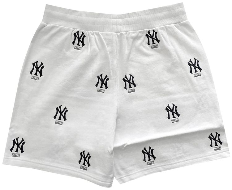 Kith For New York Yankees Monogram Short White
