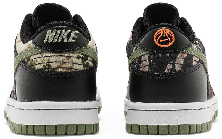 Nike Dunk Low SE GS Black Multi Camo