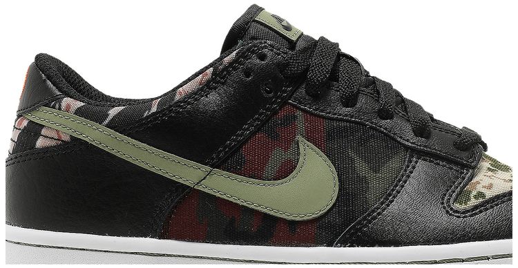 Nike Dunk Low SE GS Black Multi Camo