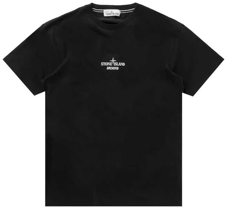 Stone Island Archivio Project T Shirt Black