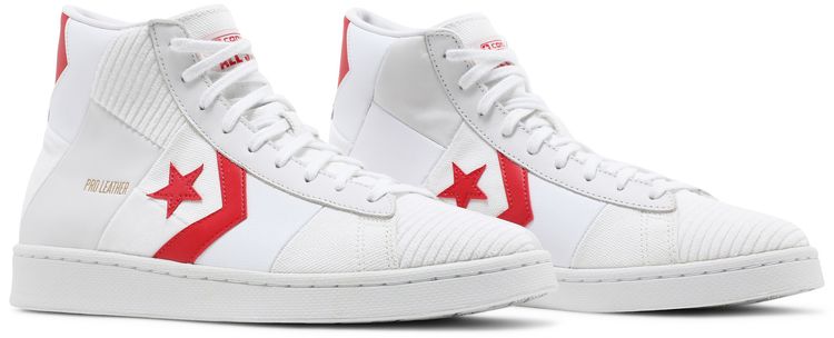 Converse Pro Leather High Summer Drip   White University Red
