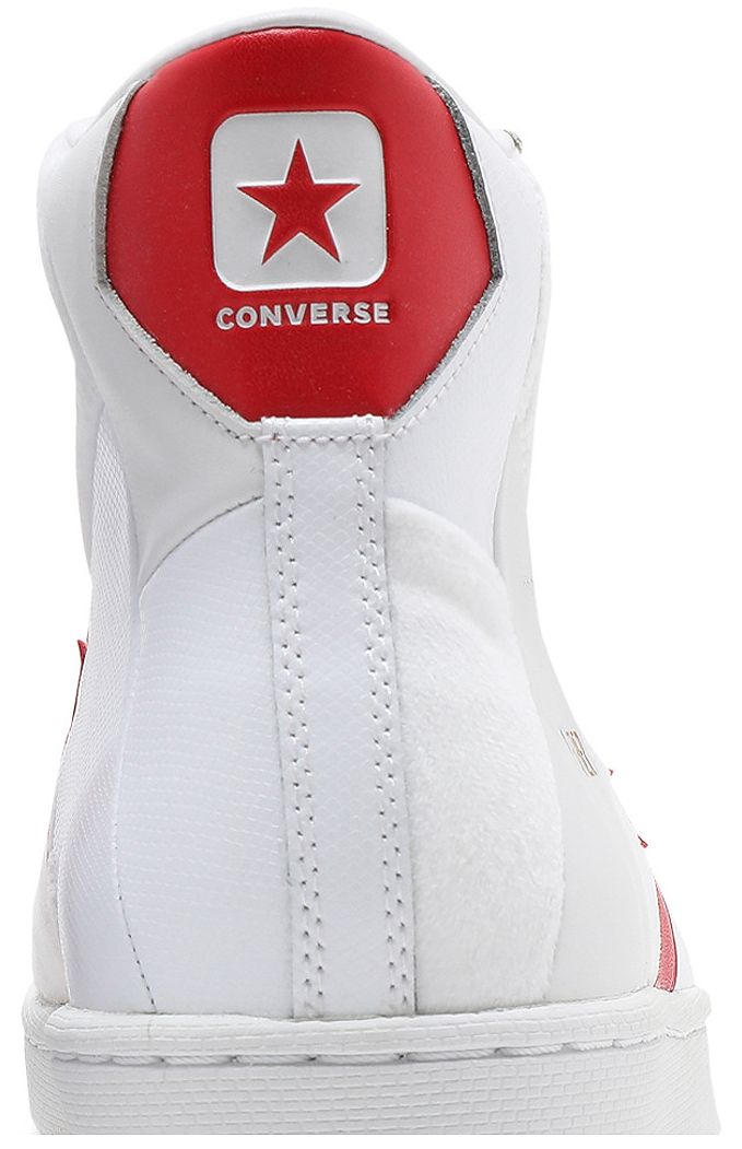 Converse Pro Leather High Summer Drip   White University Red