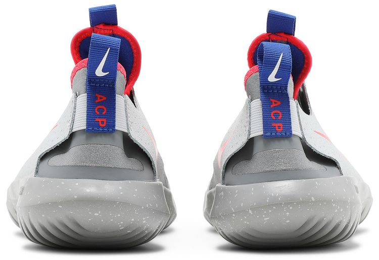 Nike Flex Runner SE GS Particle Grey Bright Crimson