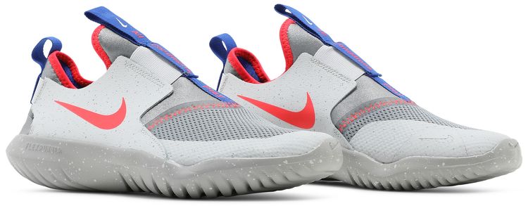 Nike Flex Runner SE GS Particle Grey Bright Crimson