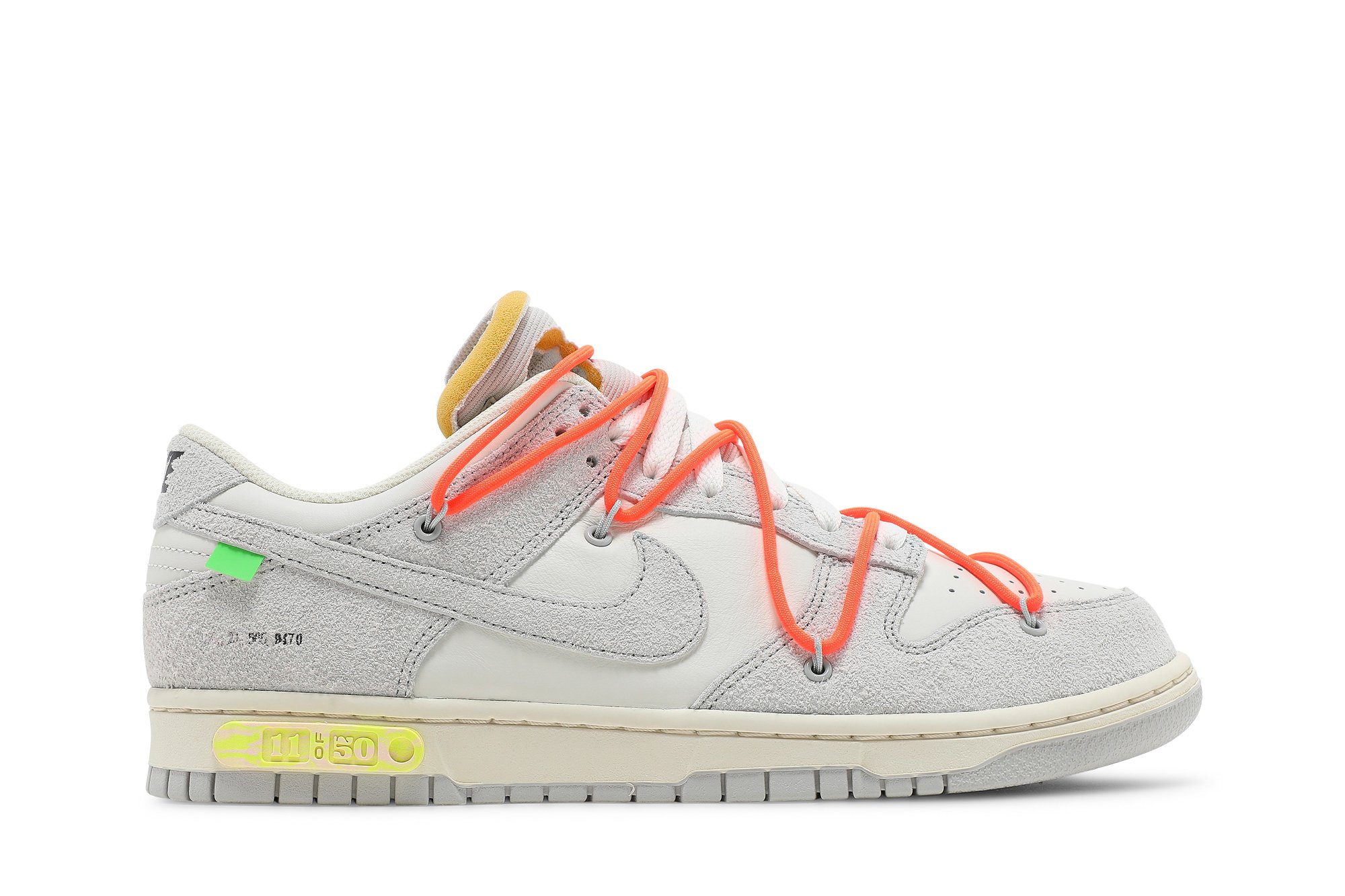 Buy Off-White x Dunk Low 'Lot 11 of 50' - DJ0950 108 - White | GOAT