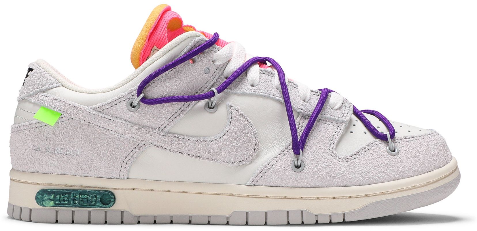 dunk low off white lot 15