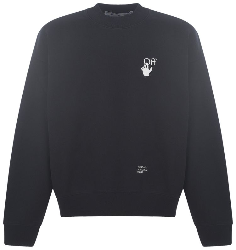 Off White Caravaggio Arrows Sweatshirt Black
