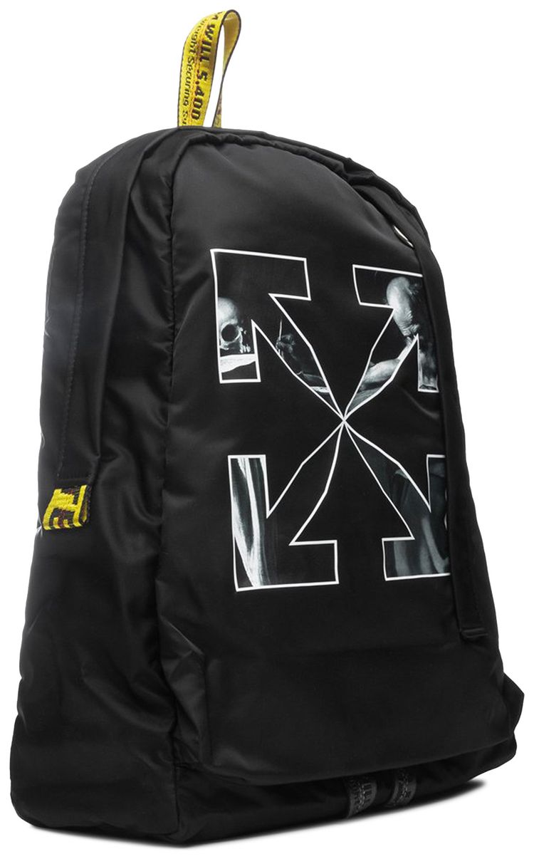 Off White Caravaggio Arrow Easy Backpack Black