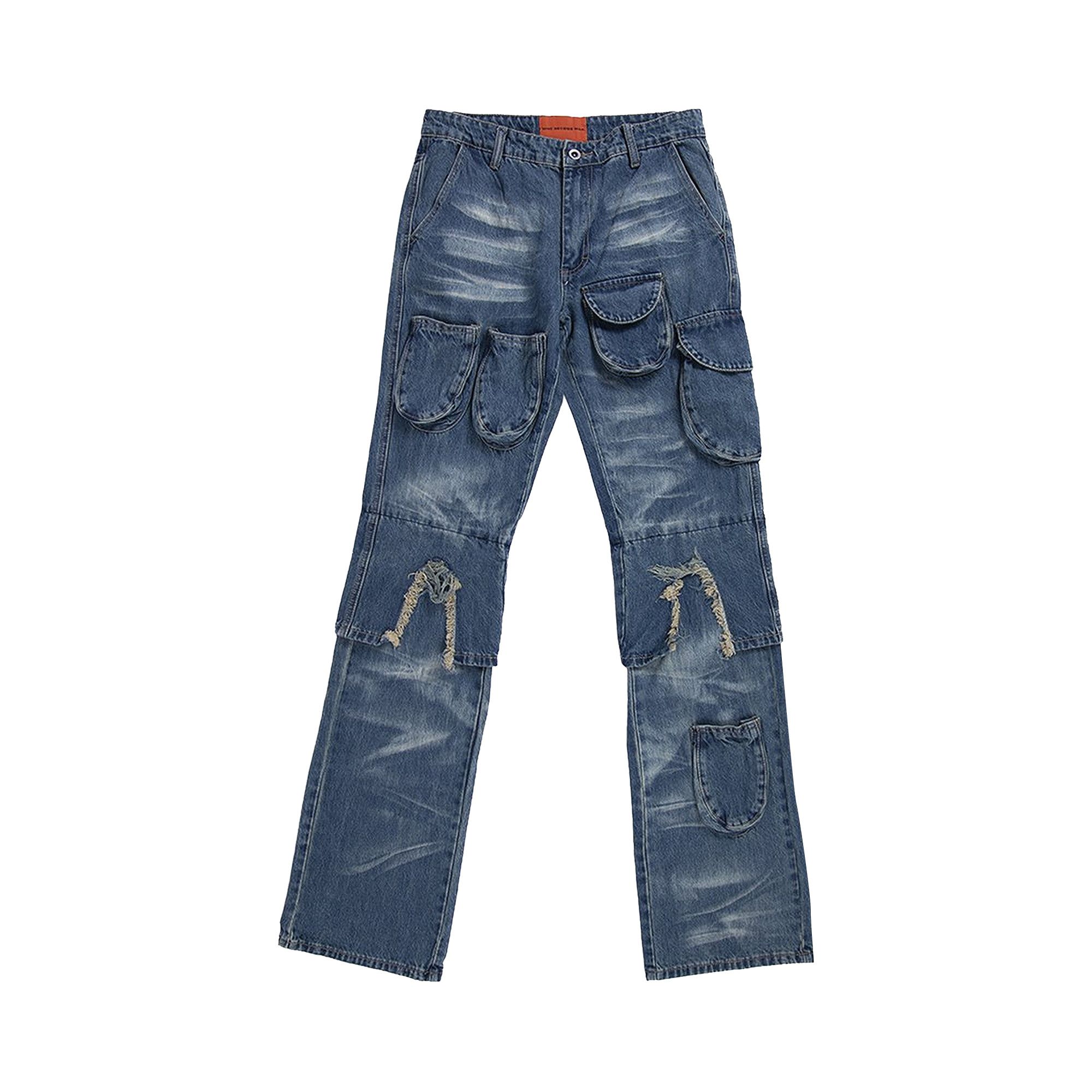 Buy Who Decides War Arch Knee Pocket Denim Sky WDW01 SKY GOAT