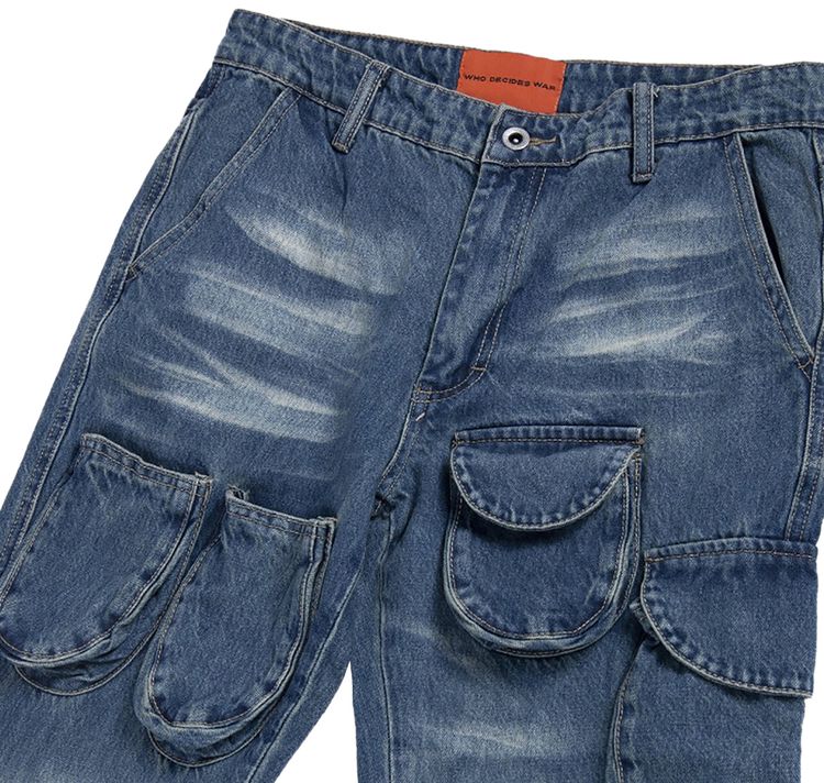 Who Decides War Arch Knee Pocket Denim Sky