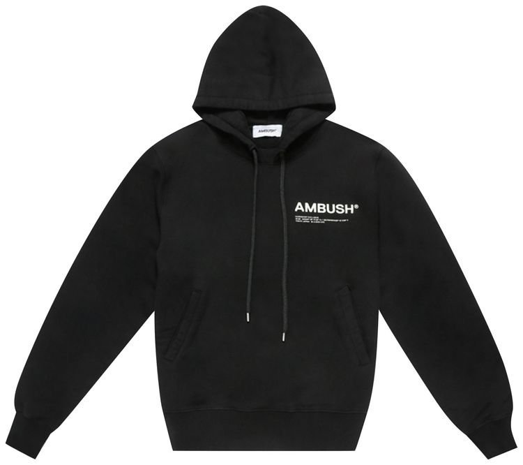 Ambush Fleece Workshop Hoodie BlackTofu