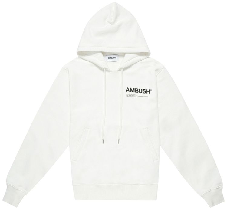 Ambush Fleece Workshop Hoodie TofuBlack