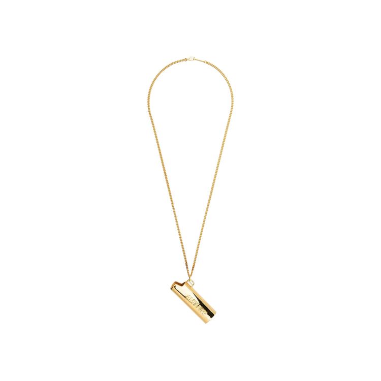 Ambush Logo Lighter Pendant Necklace Gold