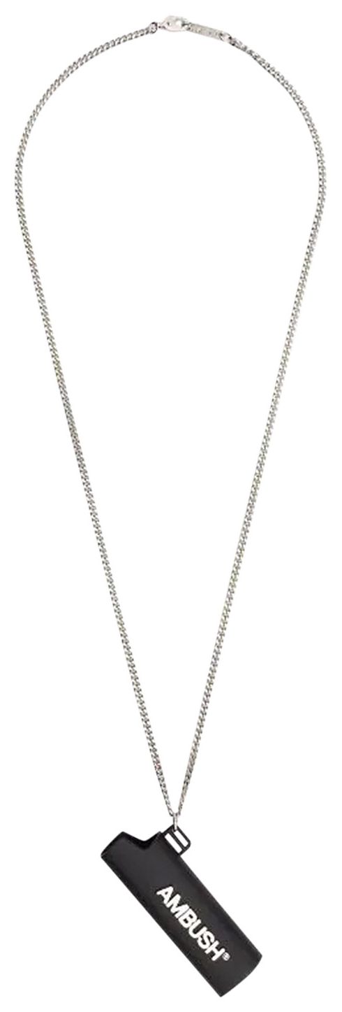 Ambush Logo Lighter Pendant Necklace Black
