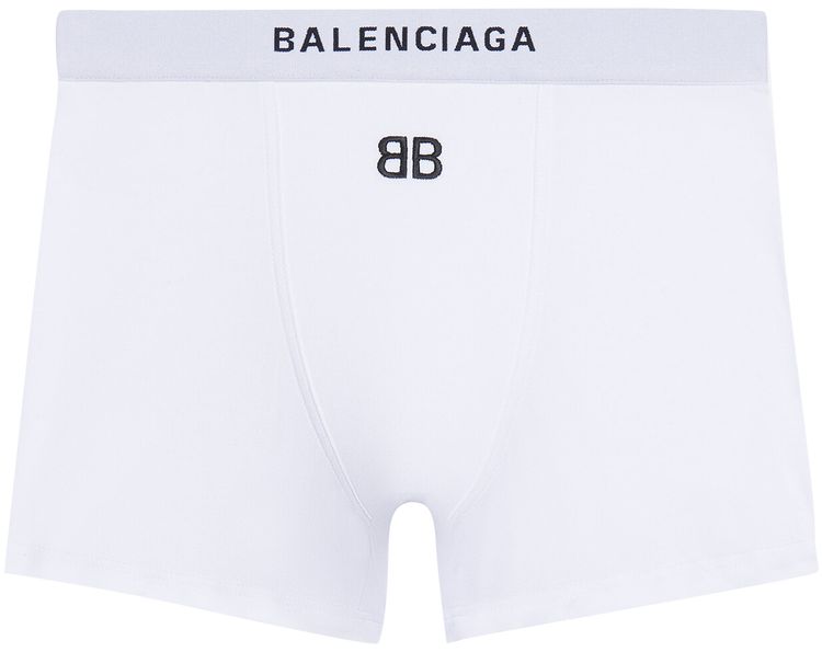 Balenciaga Sports Slip Shorty White