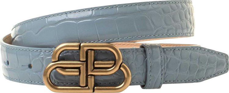 Balenciaga Belts BB Thin Belt 'Blue'