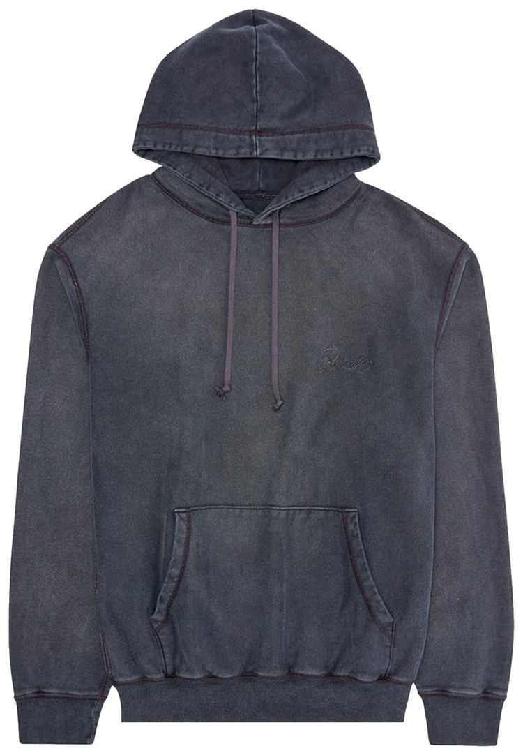 Awake NY Sunbleached Logo Hoodie Black