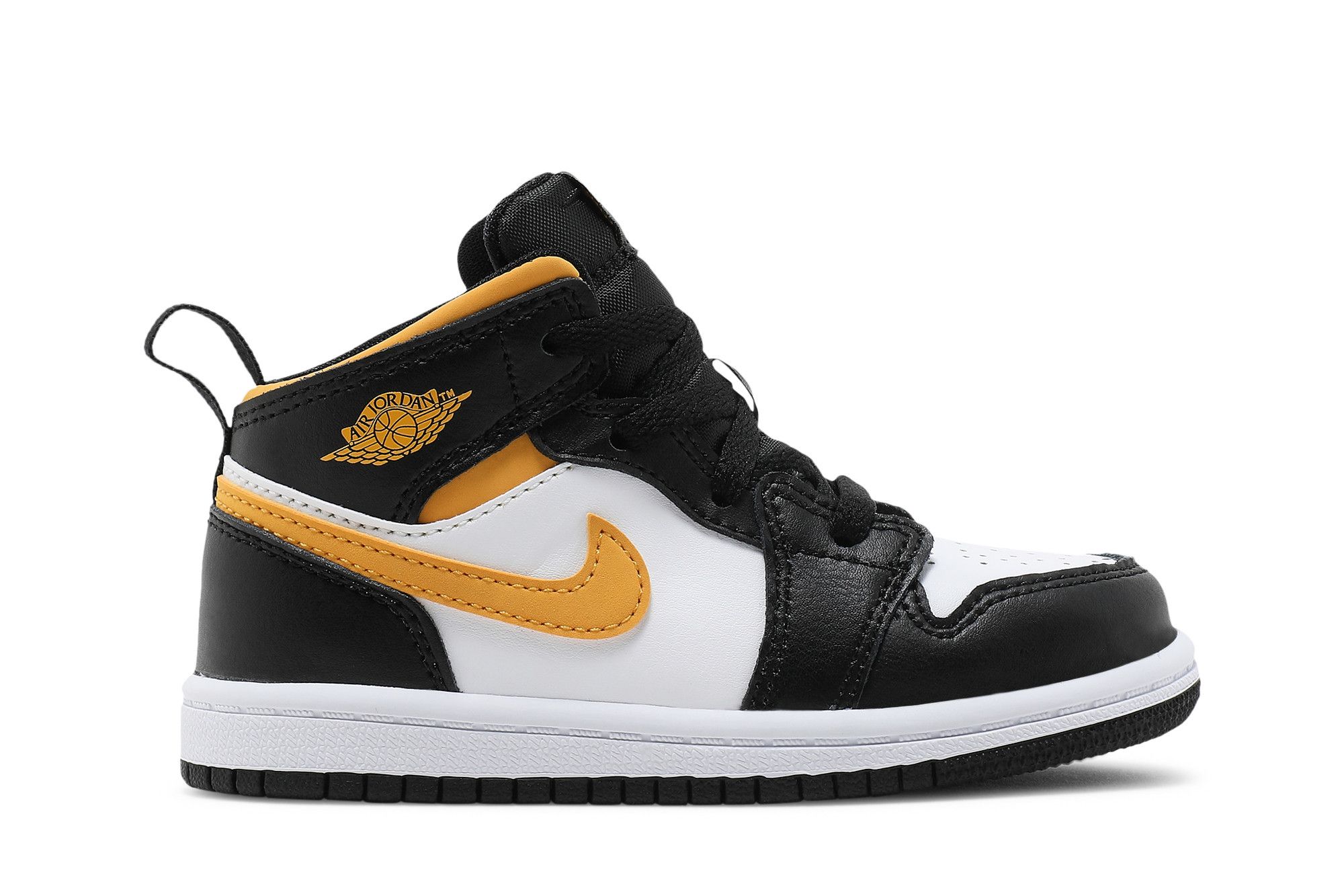 Size 2.0 Air Jordan 1 Mid TD Black University Gold