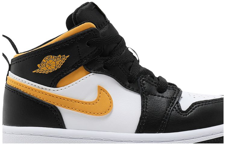 Air Jordan 1 Mid TD Black University Gold
