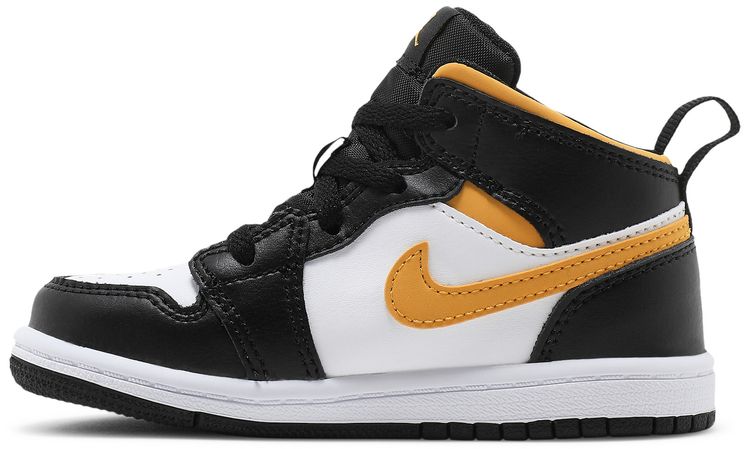 Air Jordan 1 Mid TD Black University Gold