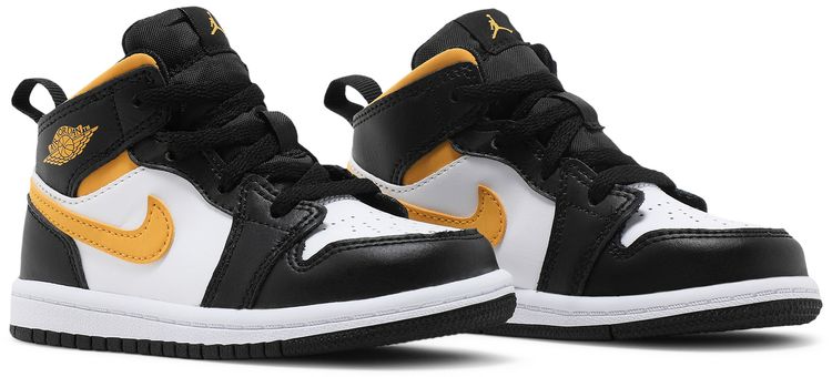 Air Jordan 1 Mid TD Black University Gold