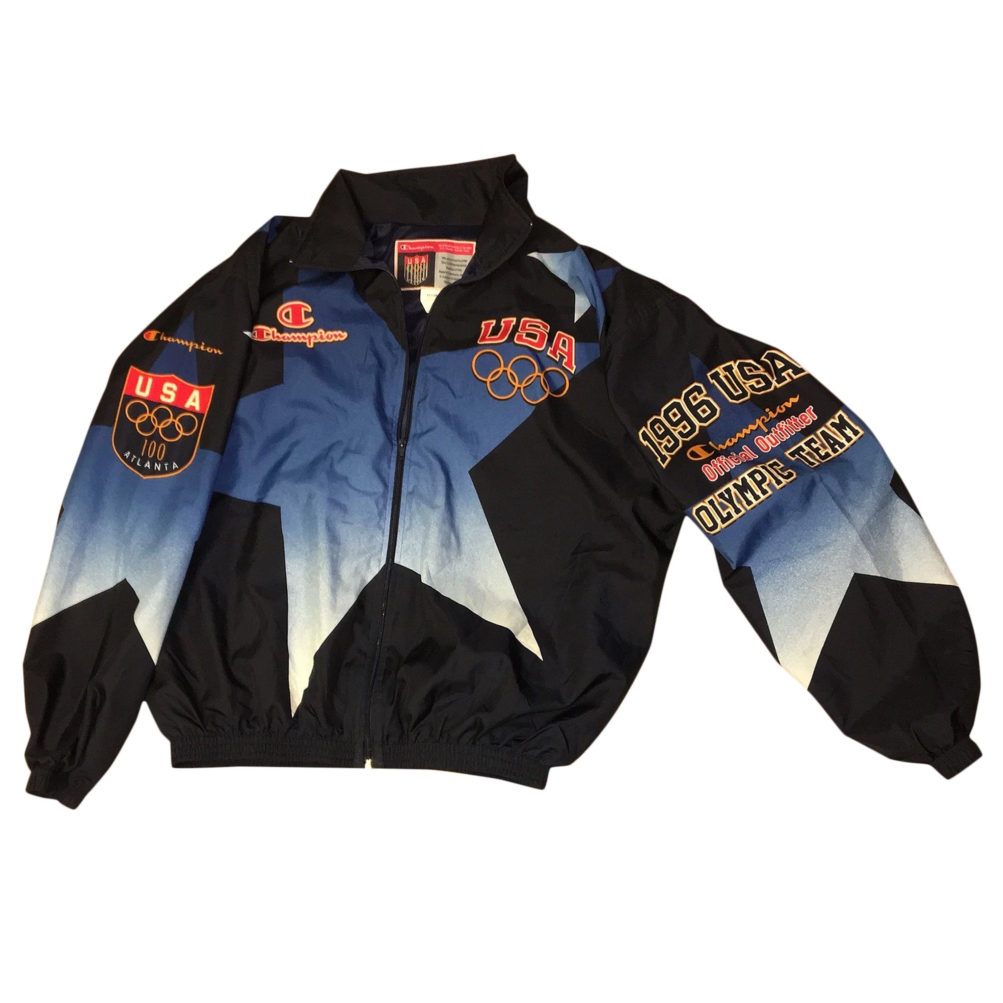 Buy Champion Vintage 1996 Olympics Team Jacket 'Black' - 0301
