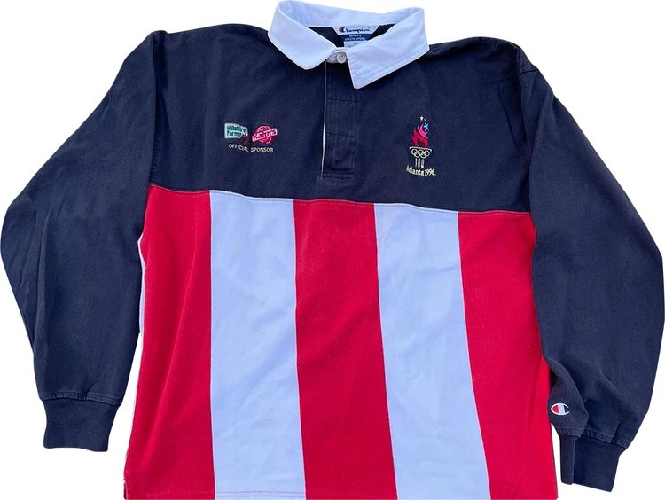 Vintage Champion USA Olympics Rugby Shirt 'Blue'