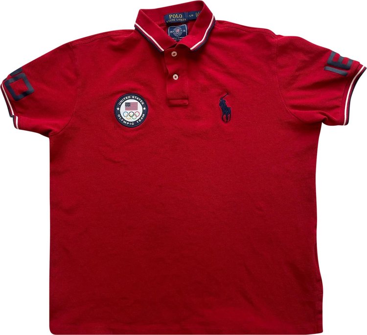 Polo by Ralph Lauren Vintage USA Olympics Polo 'Red'