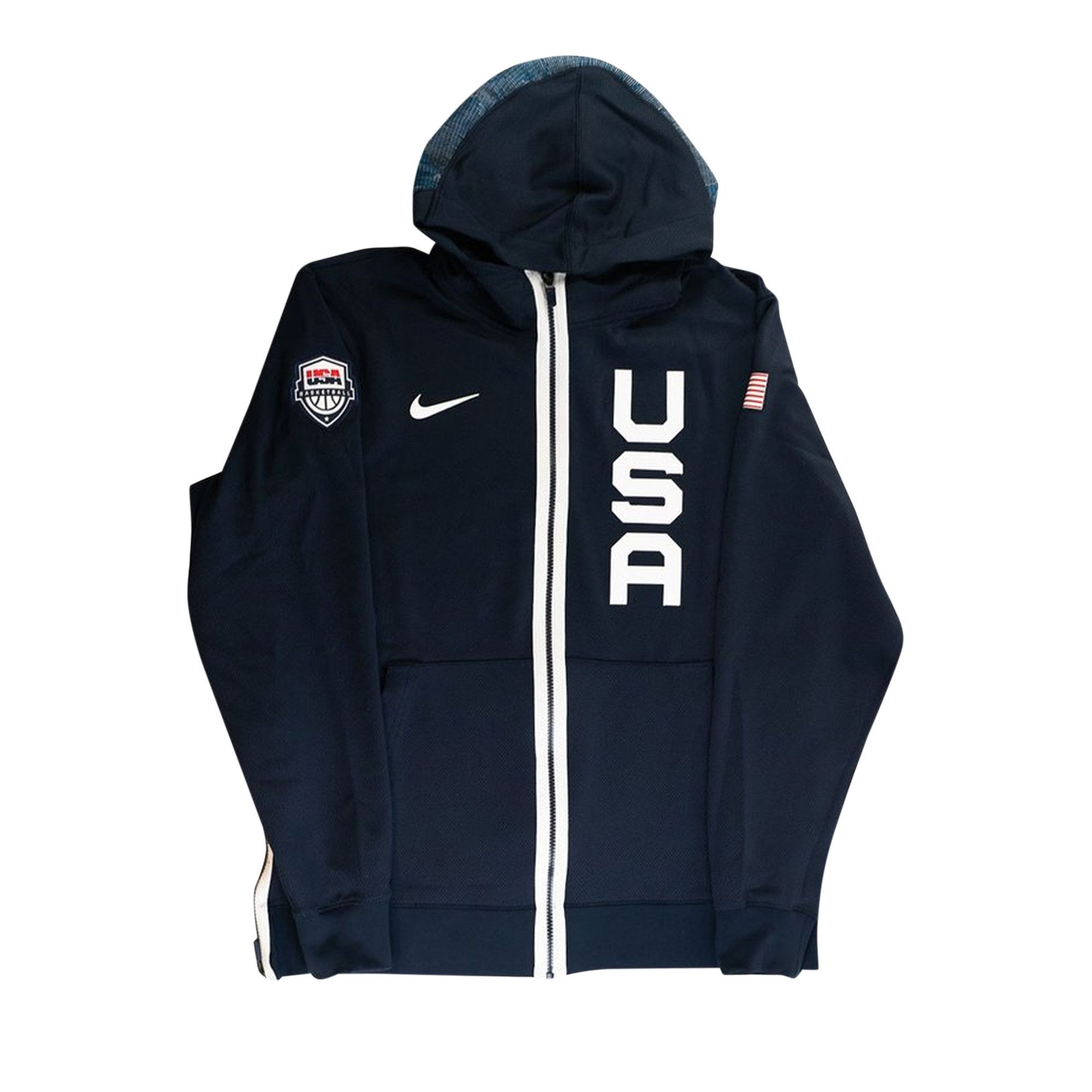 Buy Nike Team USA Therma Flex Showtime Hoodie Obsidian Black White CD4880 451 GOAT UK