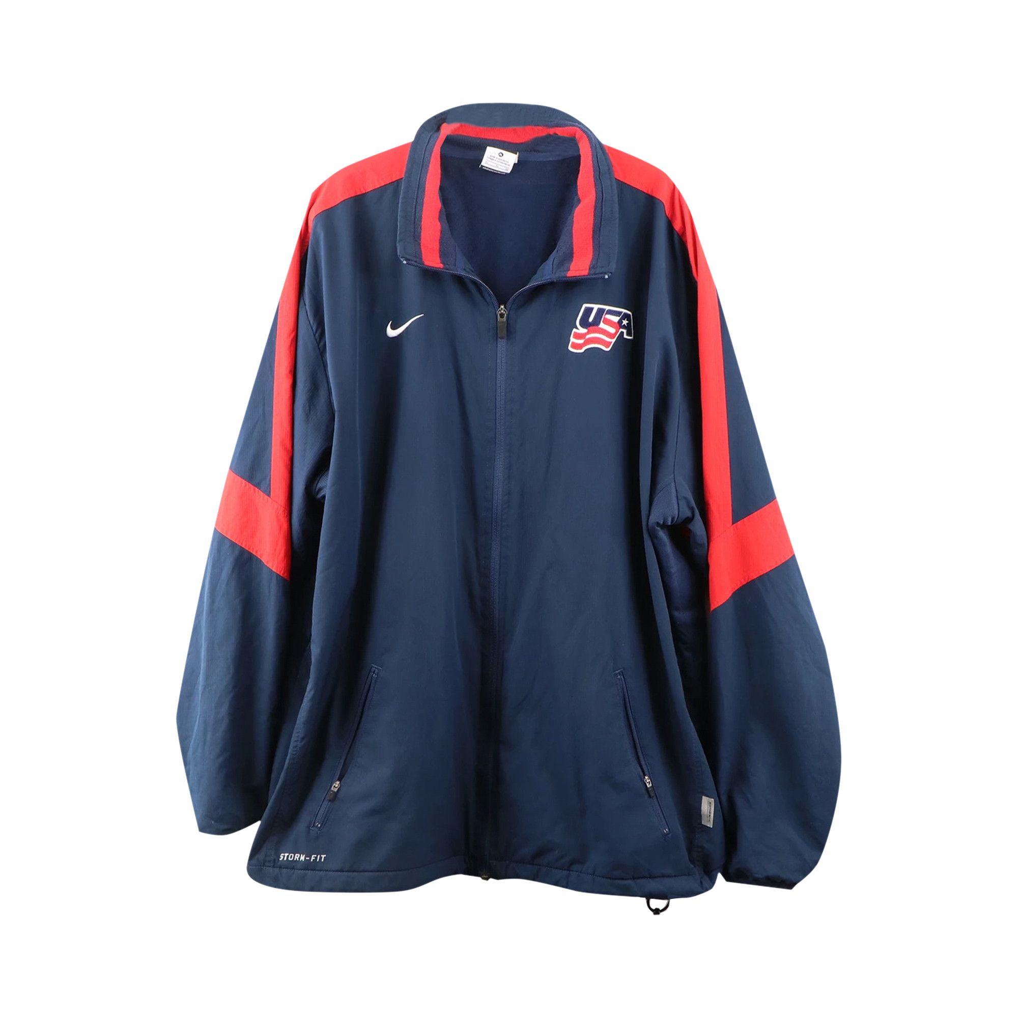 Buy Vintage Nike Team USA Hockey Storm Fit Full Zip Jacket Navy Red 0001 100000308HSFZ NAVY GOAT