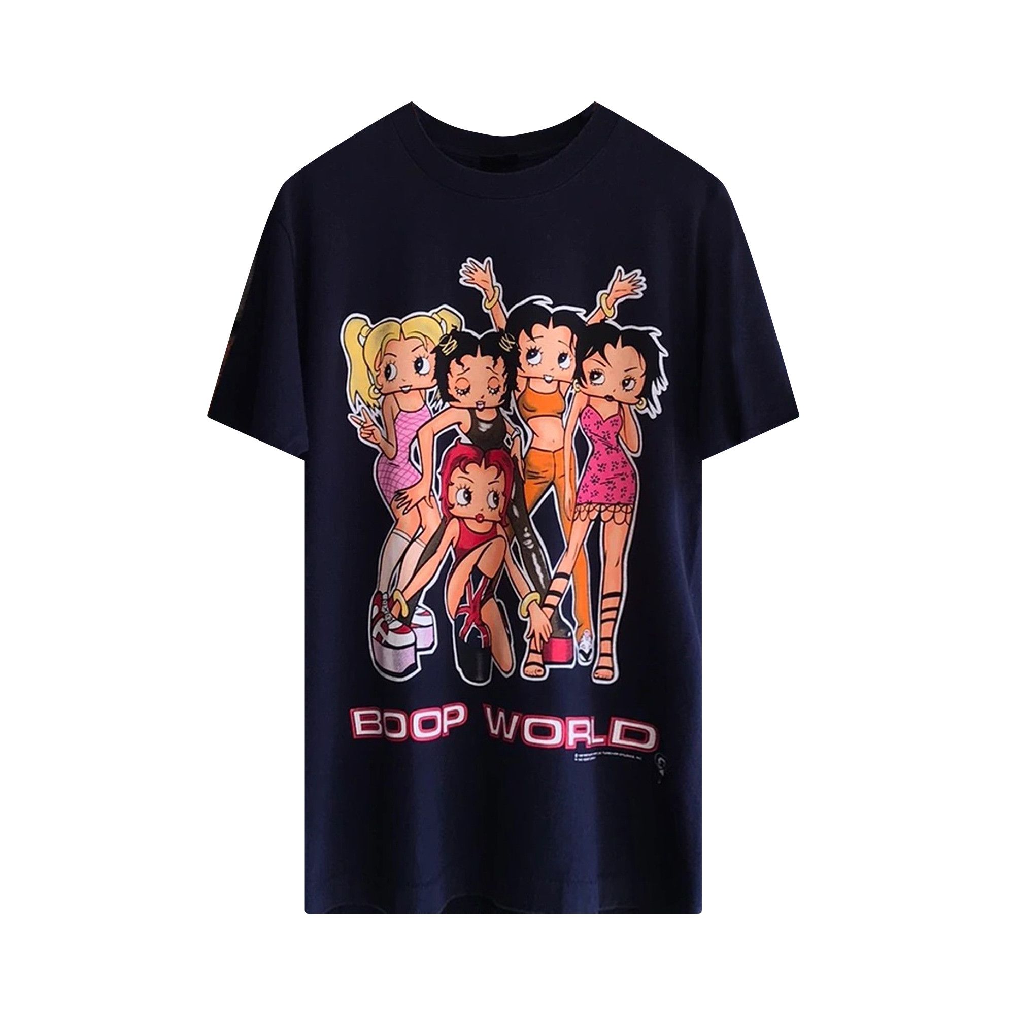 ベティBetty Spice Girls BOOP WORLD Tシャツ Vintage Rare Grail Spice Girls Betty Boop X Boop World Shirt