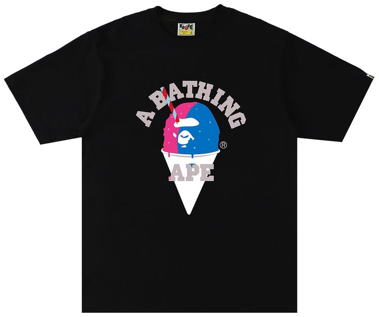 BAPE Hawaiian Shave Ice Tee Black