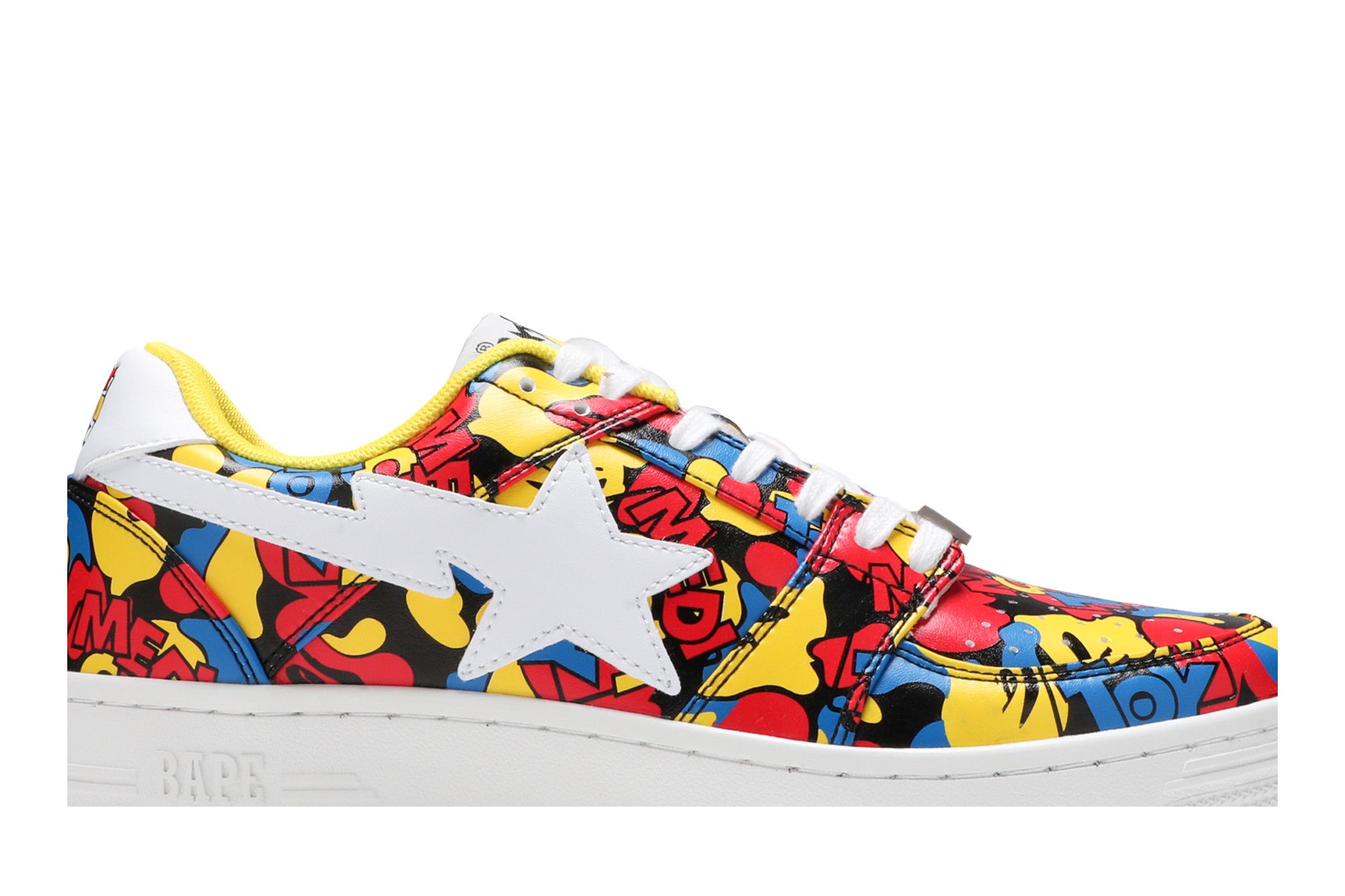 Size 7.0 Medicom Toy x Bapesta Low M1 'All‑Over Camo'