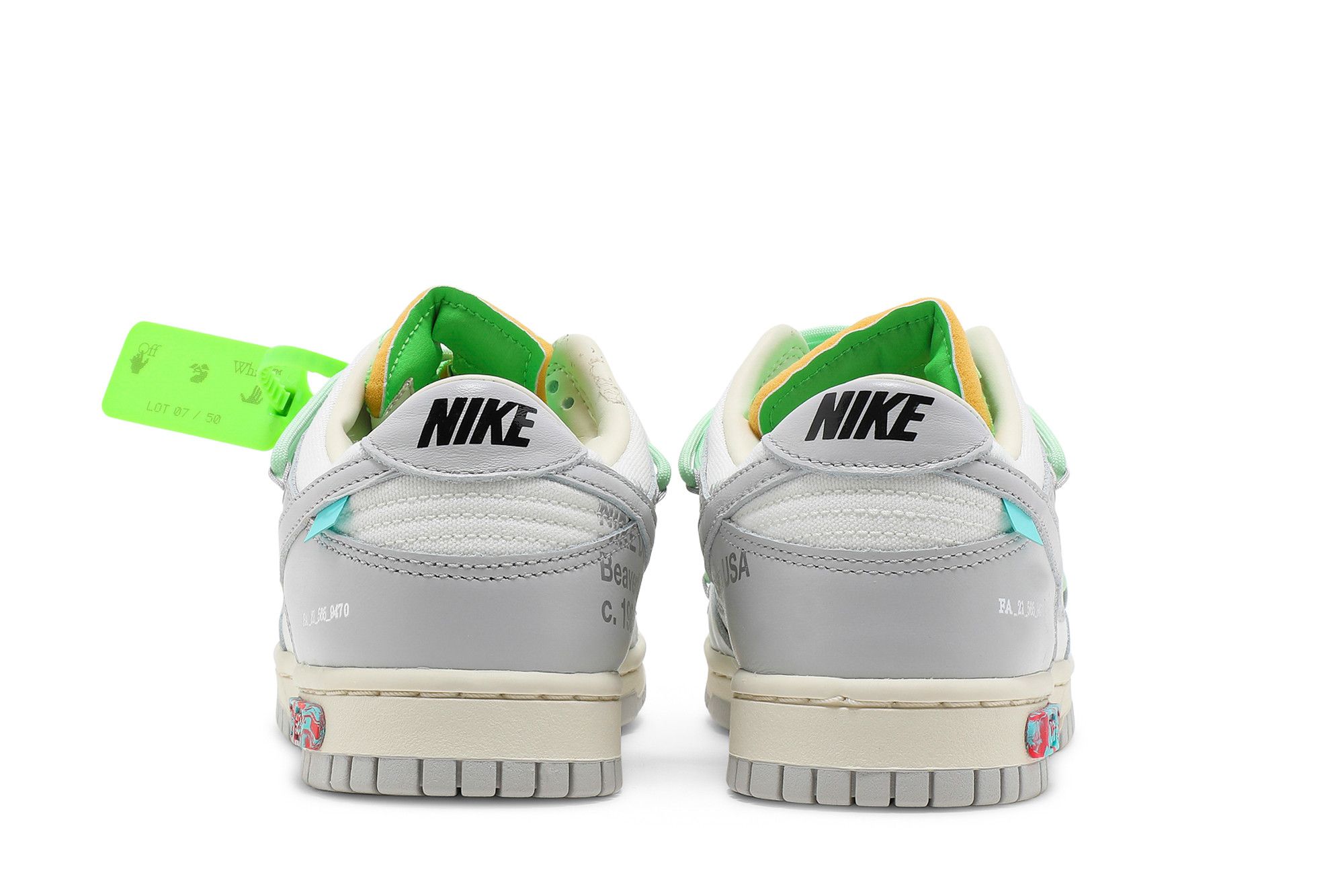 Buy Off-White x Dunk Low 'Lot 07 of 50' - DM1602 108 | GOAT