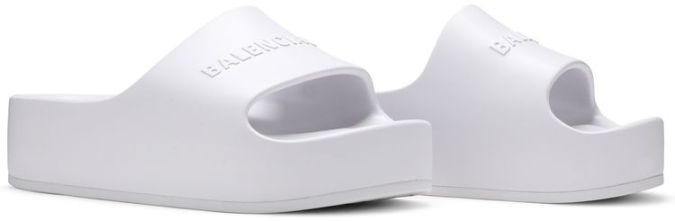 Balenciaga Wmns Chunky Slides Optic White