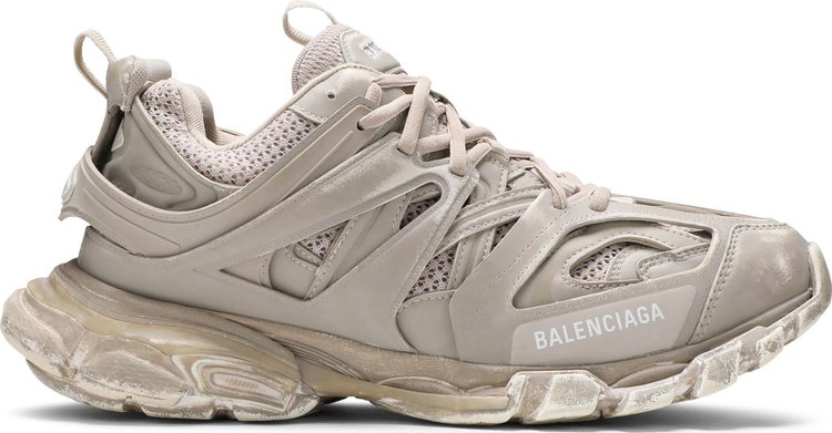BALENCIAGA TRACK TRAINERS In Black/Red/Beige Colorway