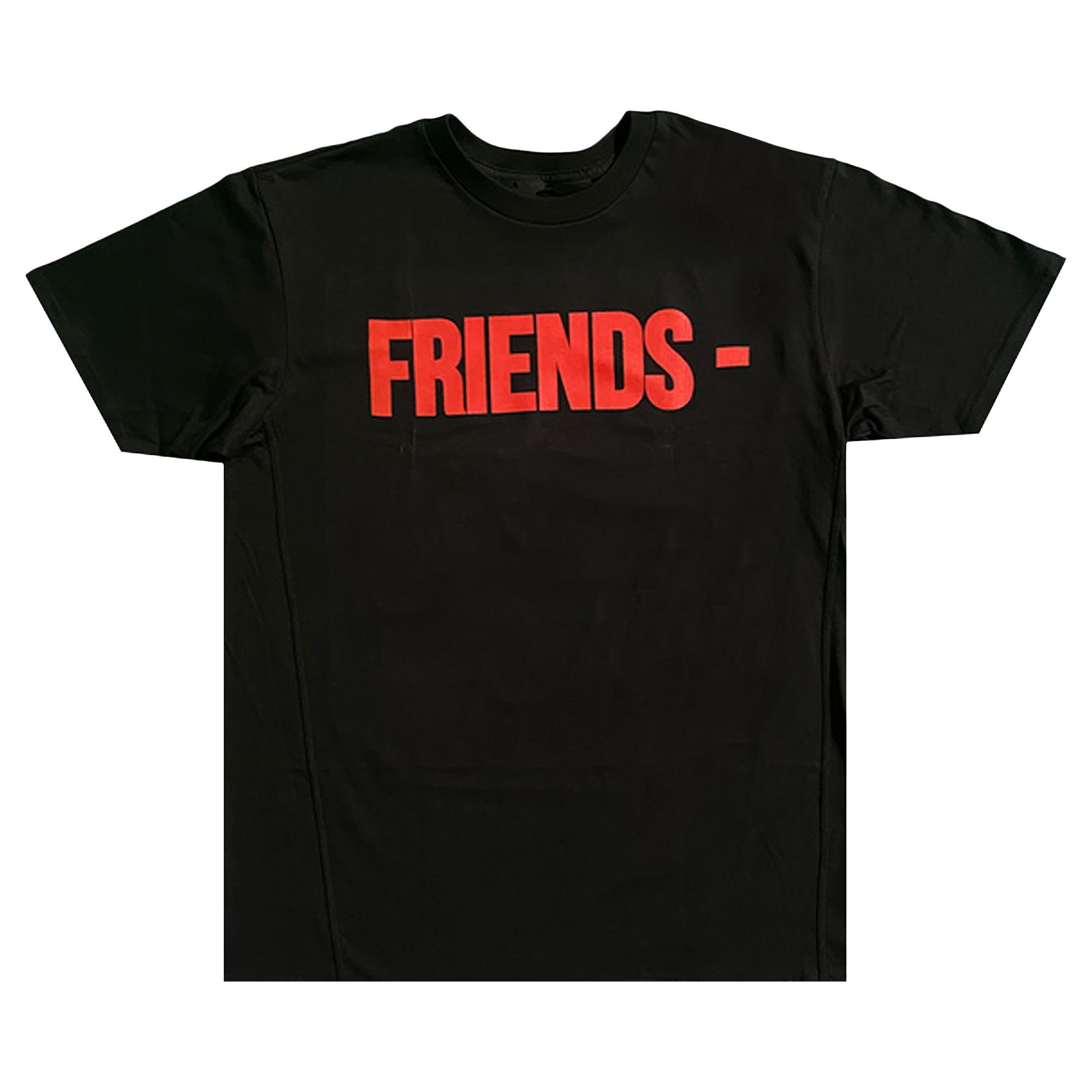 Black and shop red vlone shirt