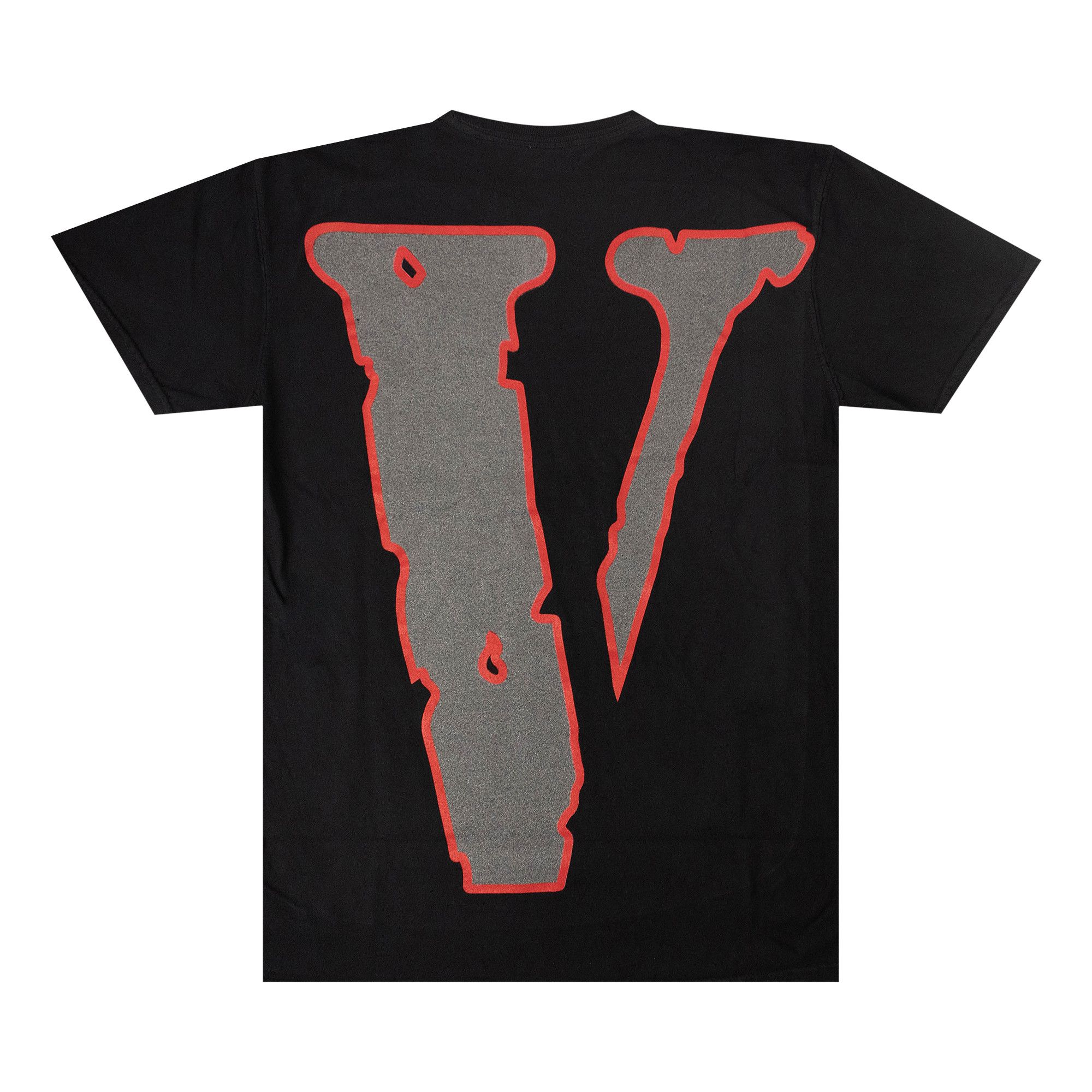 Buy Vlone x Juice WRLD Black Man Of The World Short Sleeve T Shirt Black Red 1020 100000103BMOW BKRD GOAT UK