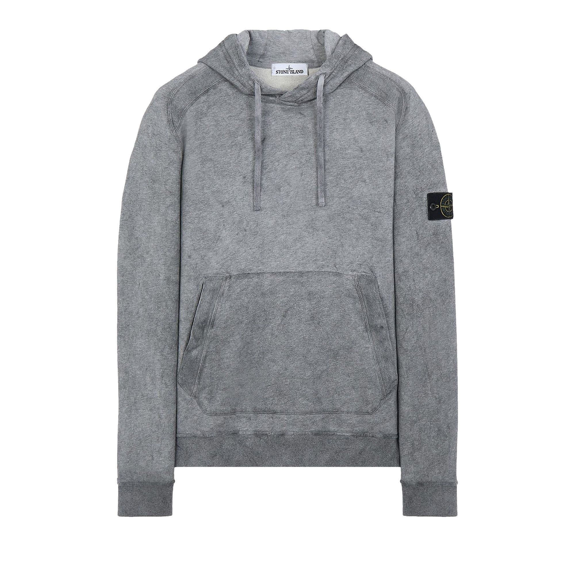 Buy Stone Island Hooded Sweatshirt 'Petro Melange' - 741562090