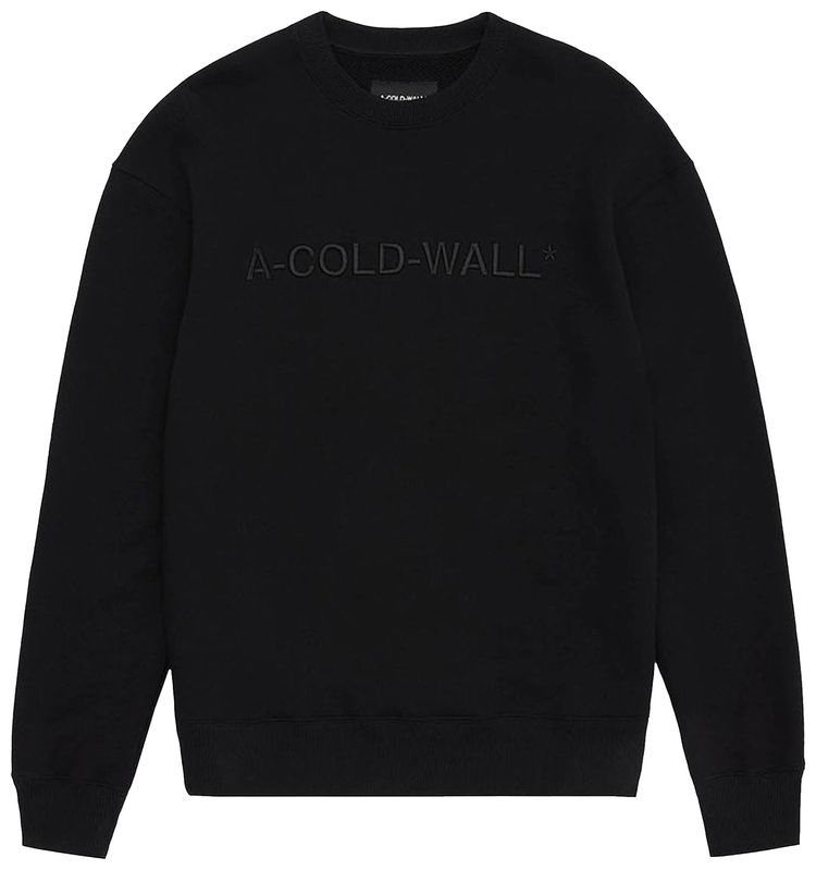 A Cold Wall Logo Sweatshirt Black