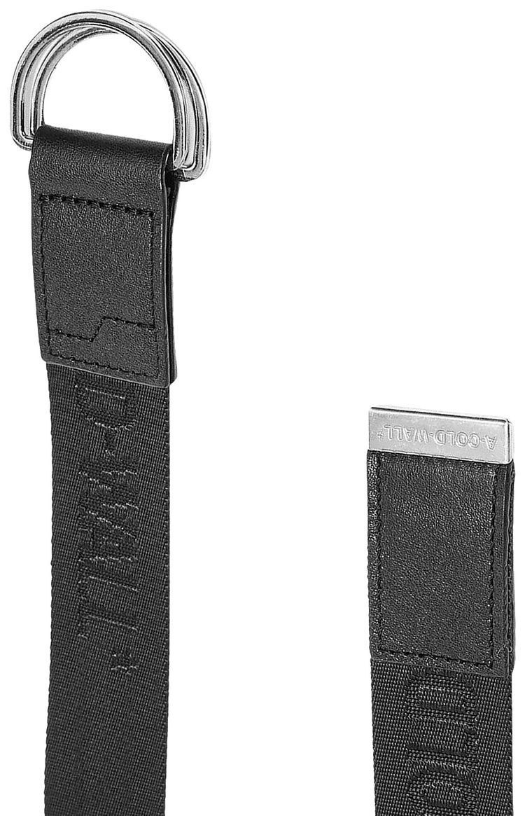 A Cold Wall Jacquard Webbing Belt Black