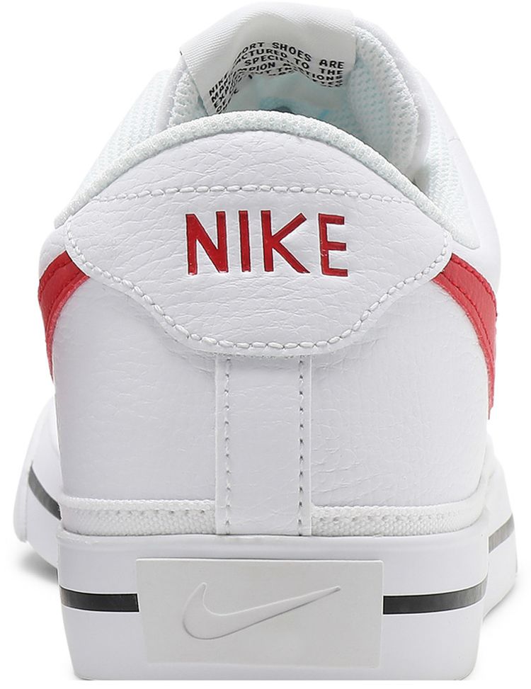 Court Legacy White University Red
