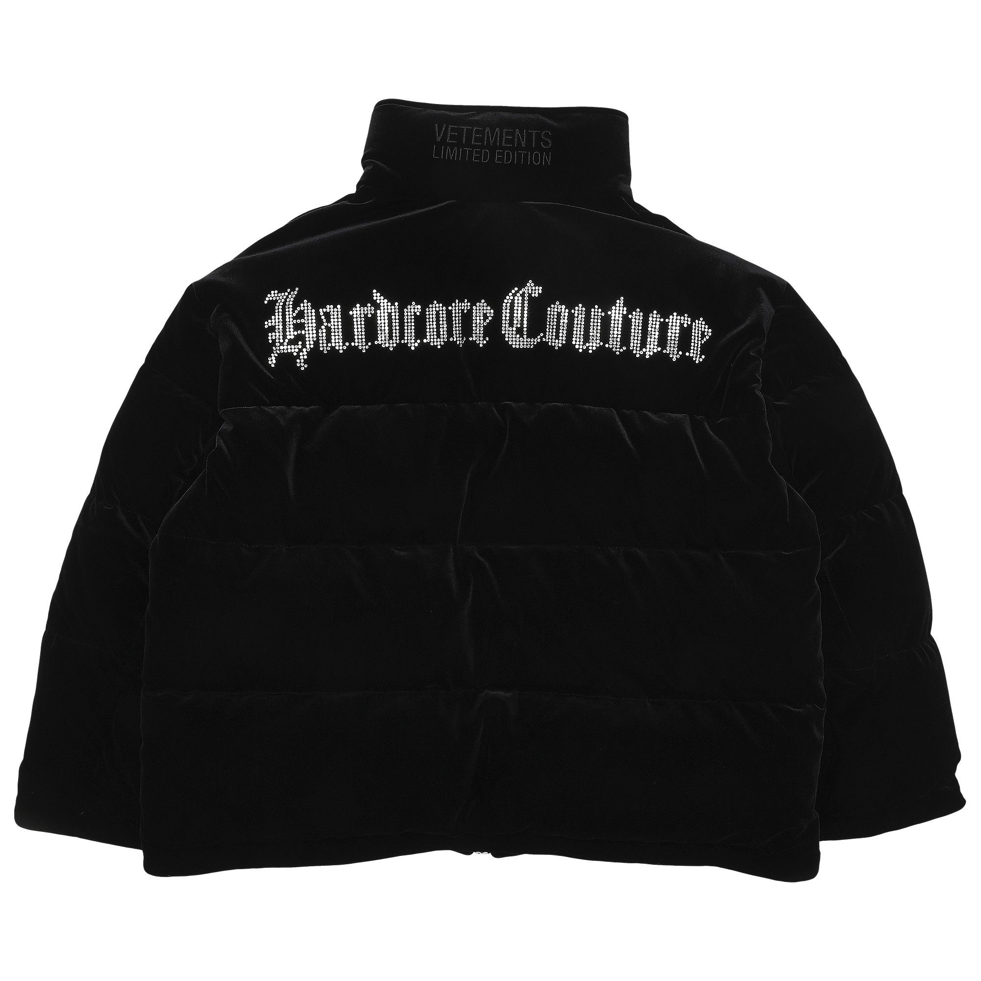 【数量限定】旧モデル在庫処分セールを開催します！ Buy Vetements UA52JA820B - 'Black' Jacket Puffer Crystal ジャケット・アウター
