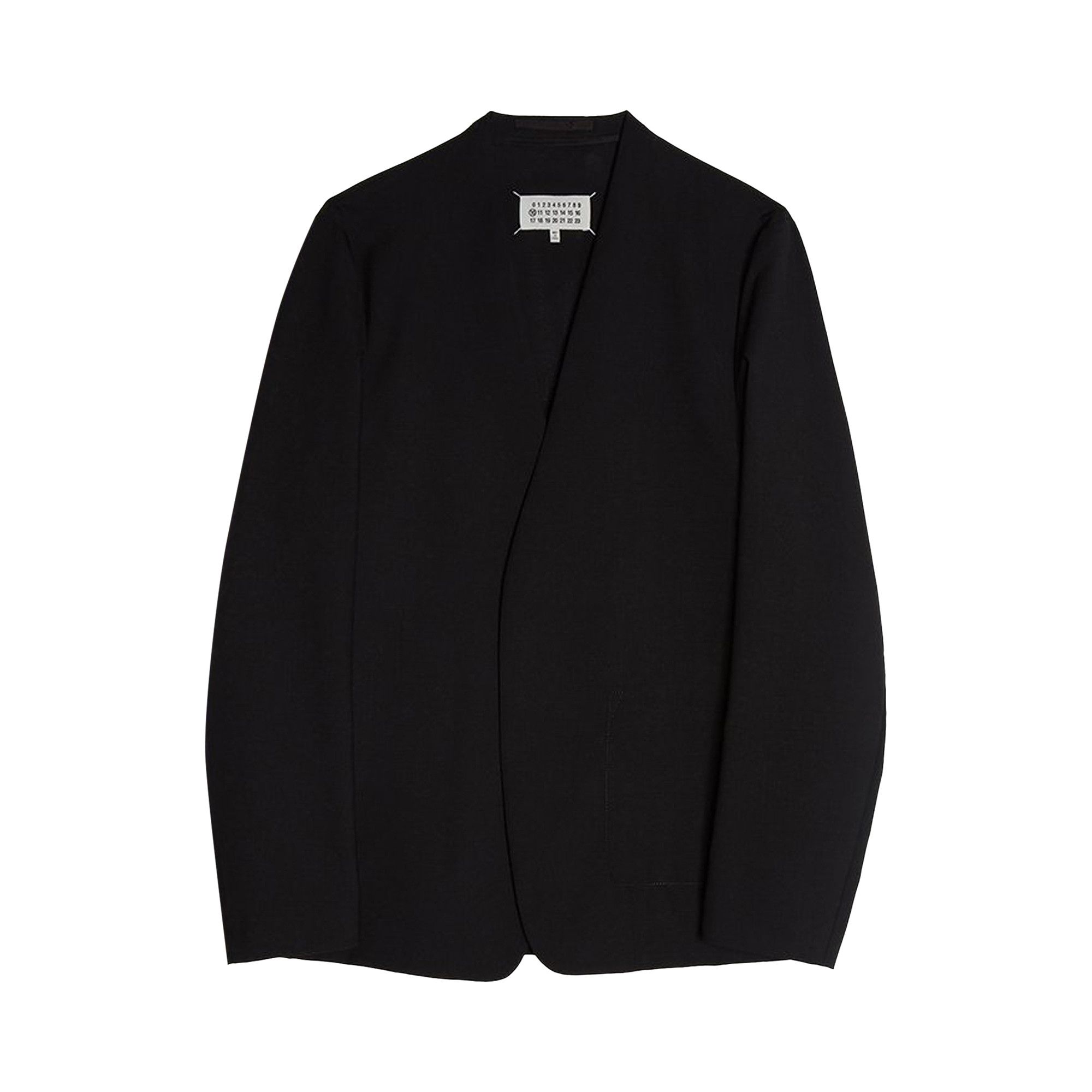 Mm6 Maison Margiela Collarless Jacket, Brand Size 42 (US