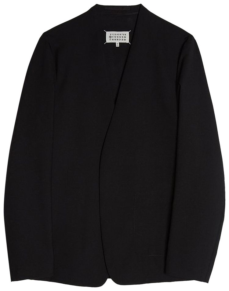 Maison Margiela Collarless Jacket Black