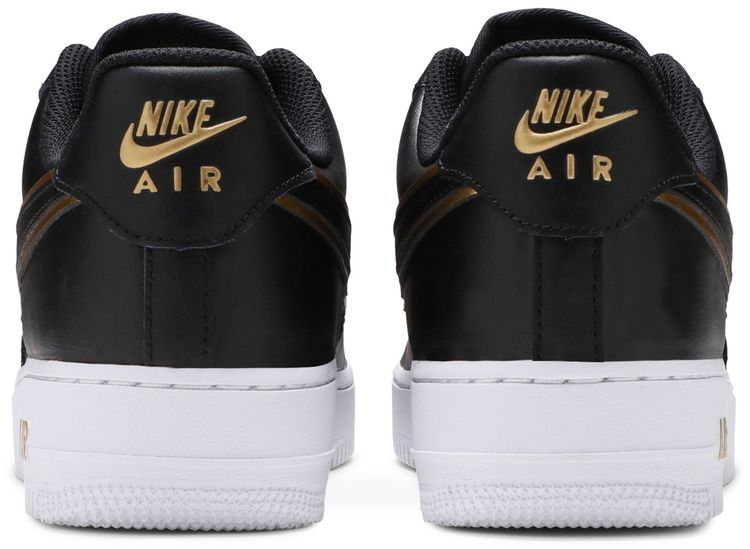Nike Air Force 1 07 LV8 Metallic Swoosh Pack   Black