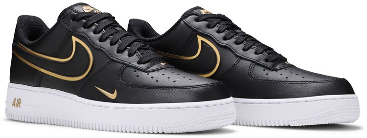Nike Air Force 1 07 LV8 Metallic Swoosh Pack   Black
